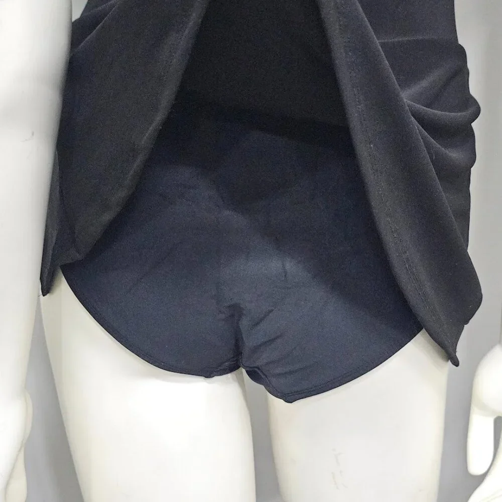 Beyond Control Grommet-Detail Square-Neck Swim Dress - Picture 7 of 16